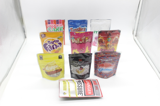 خرید کیسه های علف پیت درخشنده مایلار ضد بوی با زیپ ضد بچه online manufacture