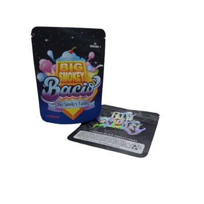 خرید سه طرف 300g 150g علف های مایلار بسته بندی کیسه زیپ مایلار کیسه های ورق آلومینیومی online manufacture