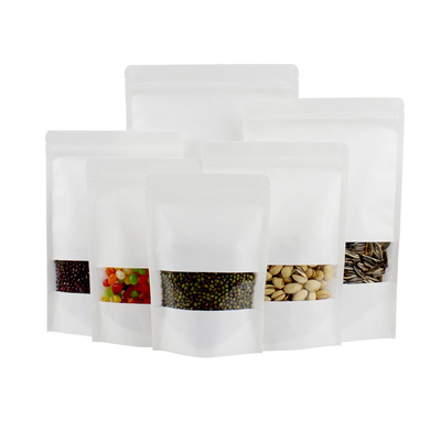 خرید کاغذ سفید قابل تجزیه بیولوژیکی کیسه های ایستاده کیسه های پوشک با سطح مات online manufacture