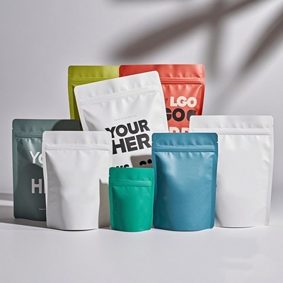خرید Custom Printed Stand Up Zipper Pouches for Food Packaging MOQ 1000pcs online manufacture