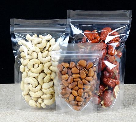 خرید پاکت های ایستاده شفاف 150MU برای بسته بندی مواد غذایی online manufacture