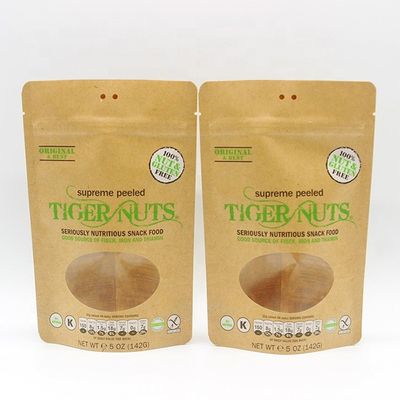 خرید کرافت ایستاده کوله چاپی کاغذی کیسه چای سفارشی زپ قفل مهر گرما چاپی کوله online manufacture