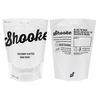 خرید VMPET Doypack Zip Lock Poch Bags Stand Up Pockets با پنجره online manufacture