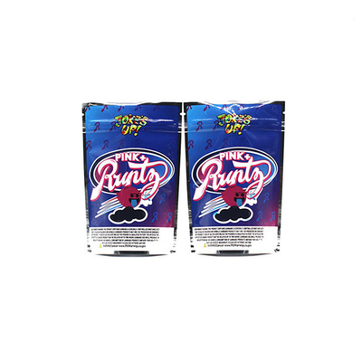 3.5g Weed Bag سه طرف مهر و موم شده زپ آلومينيوم شده با کيسه اي بلند براي بسته بندي 5g weed