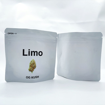 کوله های ضد علف مایلار چاپ شده سفارشی شده 3.5g / 1oz