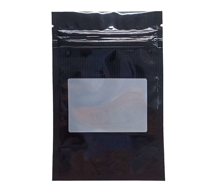 علف های گیاهی بسته بندی پنجره ایستاده کیسه PE PET BOPP مواد PVC اختیاری