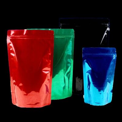 ضد رطوبت اندازه سفارشی Zipper بالا بلند کیف برای بسته بندی مواد غذایی