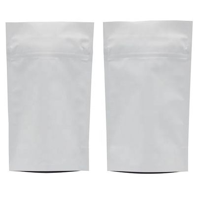ziplockk Mylar White Kraft Stand Up Pocket غیر سمی و غیر سمی