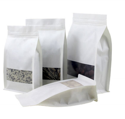 Kraft See Through Bags VMPET قابل تجزیه زیست استفاده از مواد غذایی خشک