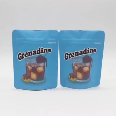 250 گرم کیسه های فلز آلومینیومی مایلار