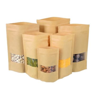 OEM از طریق کیسه ها ببینید کیسه های زیست فرسوده قابل کمپوست برای بسته بندی مواد غذایی