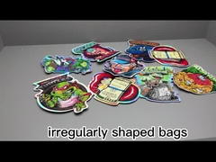 special shape bag for cannabis packaging