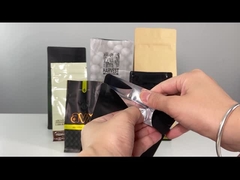 Custom Plastic Coffee Beans Bag Aluminum Foil Mylar Packaging For Coffee