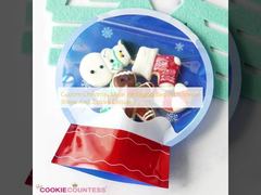 کوله بسته بندی کریسمس با شکل خاص و بسته بندی زیپ لاک