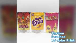 کیسه های ایستاده قفل زیپ سفارشی 10 رنگ چاپ